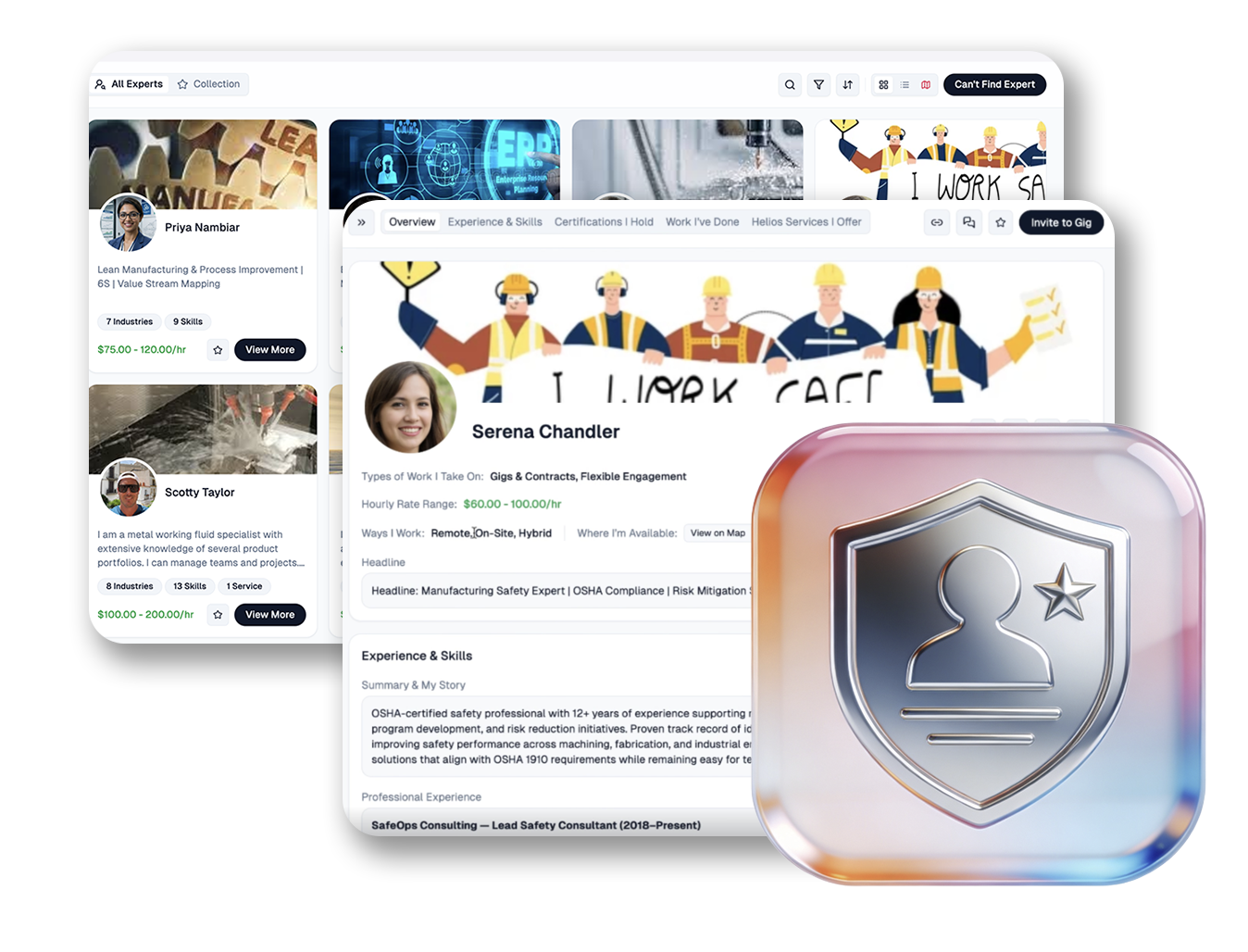 Hire expert services